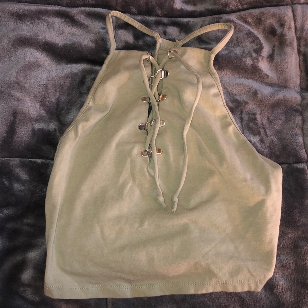 Forever 21 Olive Tank